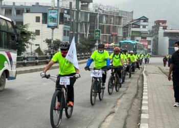 मिर्गाैला बचाउन बुटवलमा सचेतनामूलक साइकल -याली