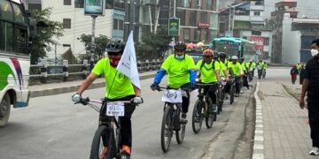 मिर्गाैला बचाउन बुटवलमा सचेतनामूलक साइकल -याली