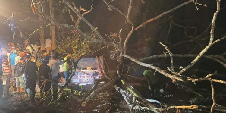 हावाहुरीले उदयपुरमा २ जनाको ज्यान लियो, ५ जना घाइते