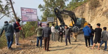 खानीडाँडा-याम्खा-रातमाटा हुँदै पञ्चमीबजार जोड्ने सडक कालोपत्र सुरु