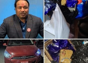 पर्सामा शङ्कास्पद वस्तुसहित उम्मेदवार पक्राउ