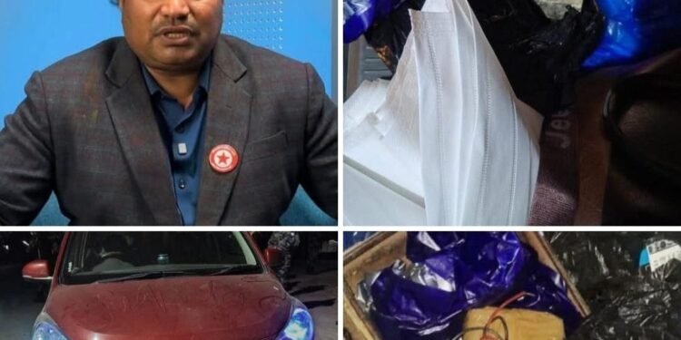 पर्सामा शङ्कास्पद वस्तुसहित उम्मेदवार पक्राउ