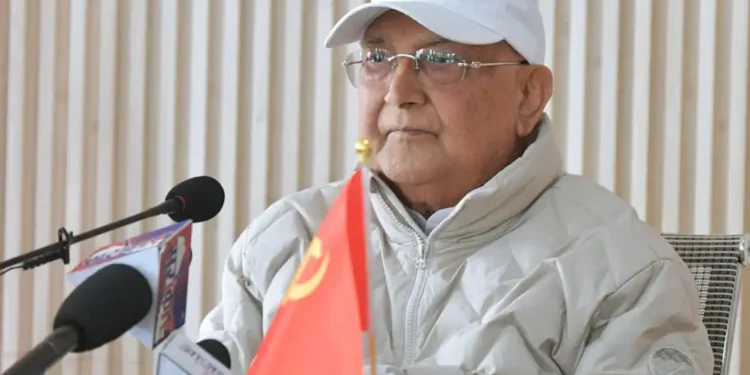 पूर्वप्रधानमन्त्री केपी शर्मा ओली पक्राउ