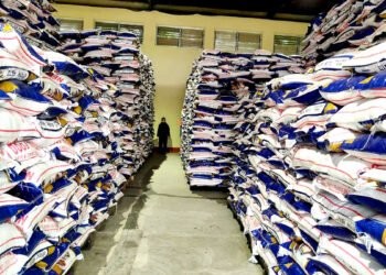 खाद्यको नेपालगन्जस्थित गोदाममा थन्कियो १९ हजार क्विन्टल चामल