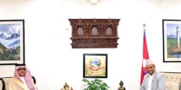 परराष्ट्रमन्त्री खनालसँग साउदी अरेबियाका राजदूतको भेट