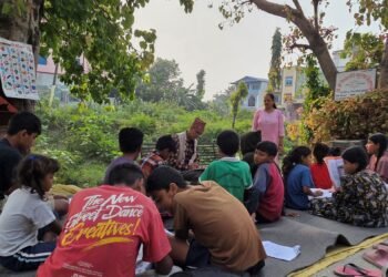 खुला आकाशमुनिको ‘ट्युसन’ कक्षा !