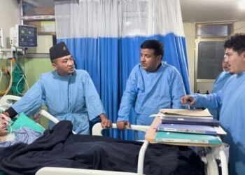 जेनजी आन्दोलनका घाइतेसँग गृहमन्त्री