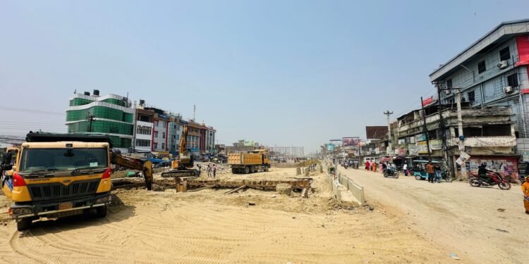 लहानक्षेत्रमा सडक विस्तारले गति लिँदै