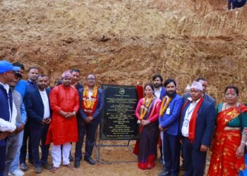 बागलुङमा स्वास्थ्य चौकीको शिलान्यास