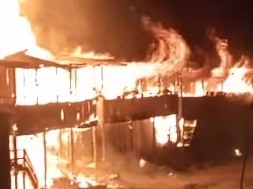 नवलपरासीमा आगलागी, बाह्र घर जले