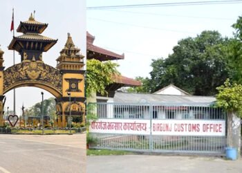 वीरगन्ज हुँदै छ खर्ब ९४ अर्बको वस्तु तथा सामान आयात