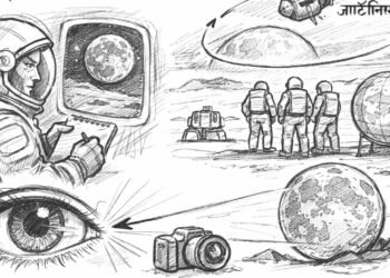 चन्द्र अध्ययनमा मानव आँखाको भरोसा