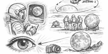 चन्द्र अध्ययनमा मानव आँखाको भरोसा