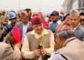 पोखरामा पूर्वराजा ज्ञानेन्द्रको भव्य स्वागत