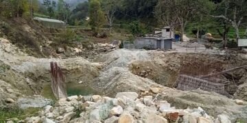 दुई वर्षमा सकिनुपर्ने मल्याङ्दीखोला पुल निर्माण सुस्त, २५ प्रतिशतमै सीमित