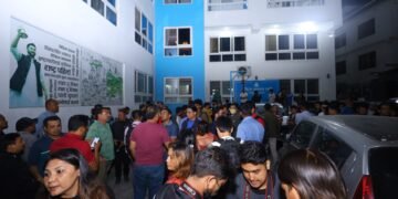 सुकुम्वासीको आन्दोलन: रास्वपा कार्यालयमा प्रहरी तैनाथ