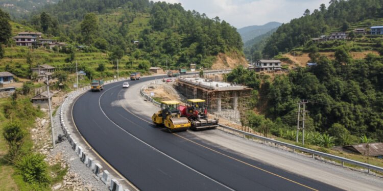 चार किमी सडक कालोपत्र गर्न पाँच वर्ष