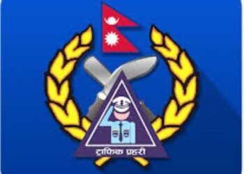 जीपमा ‘हुट’ : हटाउँदै ट्राफिक प्रहरी