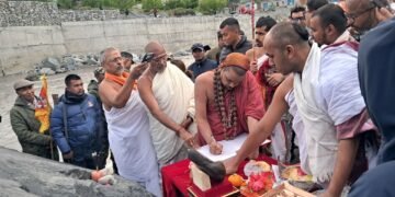 मुस्ताङमा शालिग्राम मूर्ति स्थापना