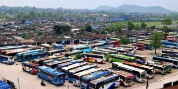 अतिक्रमण हटाएर बन्ला त पोखरा बसपार्क ?
