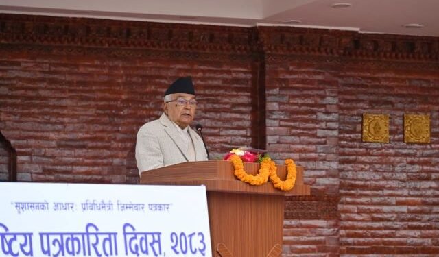 जिम्मेवार प्रेसले लोकतान्त्रिक गणतन्त्रलाई अझ बलियो बनाउँछः राष्ट्रपति पौडेल