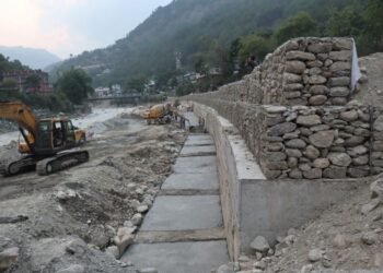बेनीलाई कटान र बाढीबाट जोगाउन नदी नियन्त्रण योजना