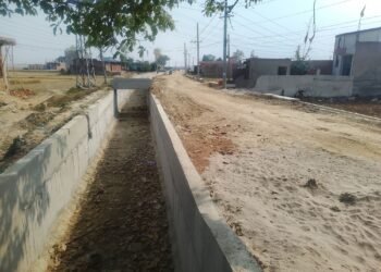 सिक्टा सिँचाइको डुडुवा शाखा नहर निर्माण द्रुतगतिमा