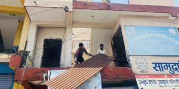 पोखरामा अतिक्रमित संरचना धमाधम खाली गरिँदै