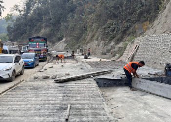 नारायणगढ–बुटवल सडकः दाउन्नेमा एकतर्फी ढलानको सकियो