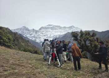 गुर्जामा पहिलोपटक चलचित्र छायाङ्कन