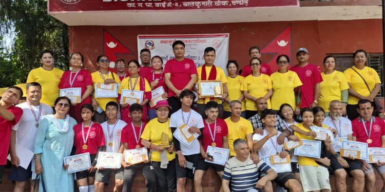 कामपा ४ दौडमा कृष्ण र अन्जुलाई उपाधि