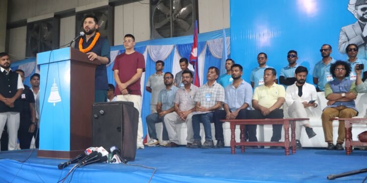 रास्वपा देशकै प्रमुख शक्तिका रूपमा परिपक्व भएर अगाडि बढ्छ : सभापति लामिछाने