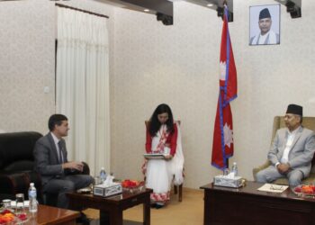 उपराष्ट्रपति यादवसँग अमेरिकी कार्यवाहक राजदूतको भेट