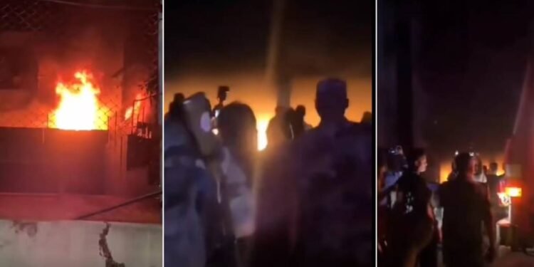 सशस्त्र प्रहरी मुख्यालयको सवारी शाखामा आगलागी