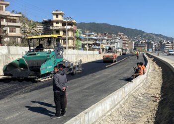 अरनिको राजमार्ग स्तरोन्नतिः ‘बिटुमिन’ अभावले दुई महिनादेखि काम प्रभावित