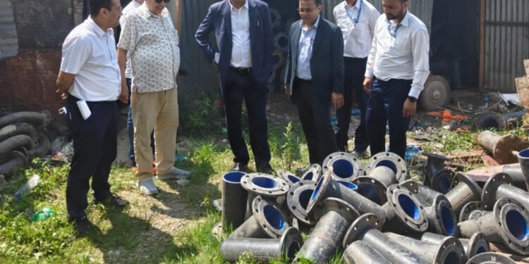 मेलम्ची खानेपानी आयोजनाअन्तर्गत निर्माणाधीन संरचनाको अनुगमन