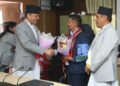 सगरमाथाको सफल आरोहण गरेका सांसद शेर्पा सम्मानित