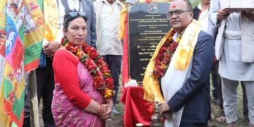सोलुखुम्बुको लिखु पिकेमा गुम्बाको शिलान्यास