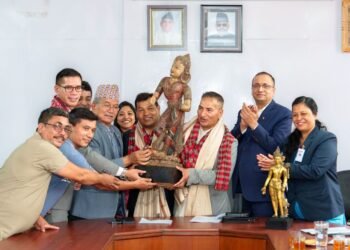 अमेरिकाबाट नेपाल फर्किए दुई अमूल्य धार्मिक तथा सांस्कृतिक सम्पदा