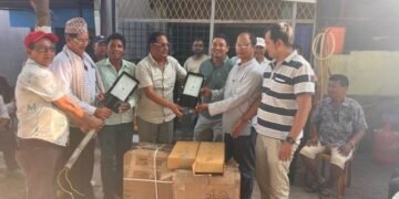 शुक्लाफाँटा आसपासका हात्ती प्रभावित बस्तीमा स्वचालित बत्ती जडान