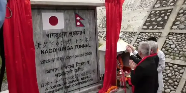 नागढुङ्गा–सिस्नेखोला सुरुङमार्ग उद्घाटन, पहिलो चरणमा आपत्कालीन सवारी सञ्चालन हुने