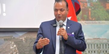 नेपालका ठूला पूर्वाधार क्षेत्रमा लगानी बढाउन एनआरएनए पूर्वअध्यक्ष आचार्यको आग्रह