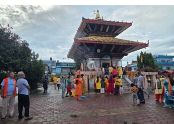 हेटौँडाका शिवालयहरूमा दर्शनार्थीको चाप