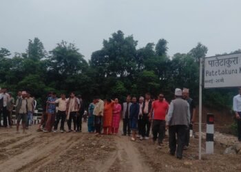 पातेटाकुरा खोलाको पुल निर्माणसम्पन्न