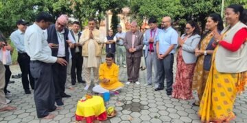 मुख्यमन्त्री भट्टद्वारा विधिपूर्वक पूजा गरी बडिमालिकातर्फ पेटारो पठाइयो