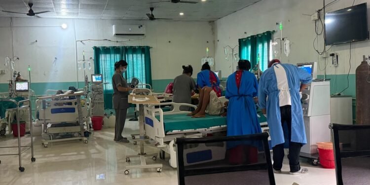 महाकाली अस्पतालमा मिर्गौला पीडितको चाप