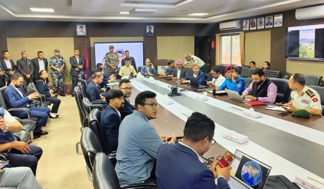 भोटेकोशी बाढीःखोज तथा उद्धारका लागि सैन्य टोली परिचालन