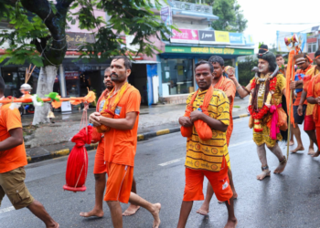 साउनको अन्तिम सोमबारः बोलबम यात्रा गर्न भक्तजन सुन्दरीजल
