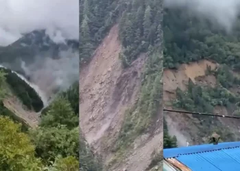 चुमनुब्रीमा ठूलो पहिरो, स्यारखोला आसपास उच्च सतर्कता अपनाउन आग्रह