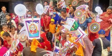 घिन्तागिसी नाचको प्रदर्शनगरेसँगै भक्तपुरमा गाईजात्रा सुरु